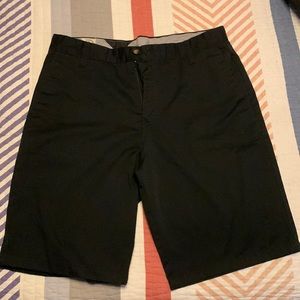 Volcom Frickin Chino Shorts, Black, Size 33